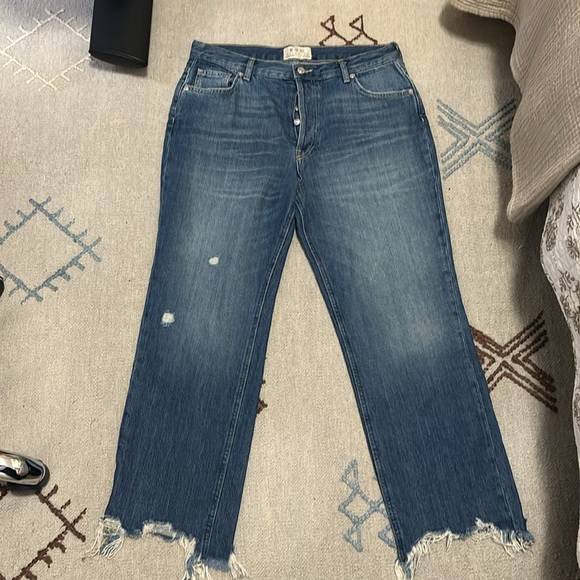 We The Free Button Fly Distressed Jeans - Picture 7 of 7